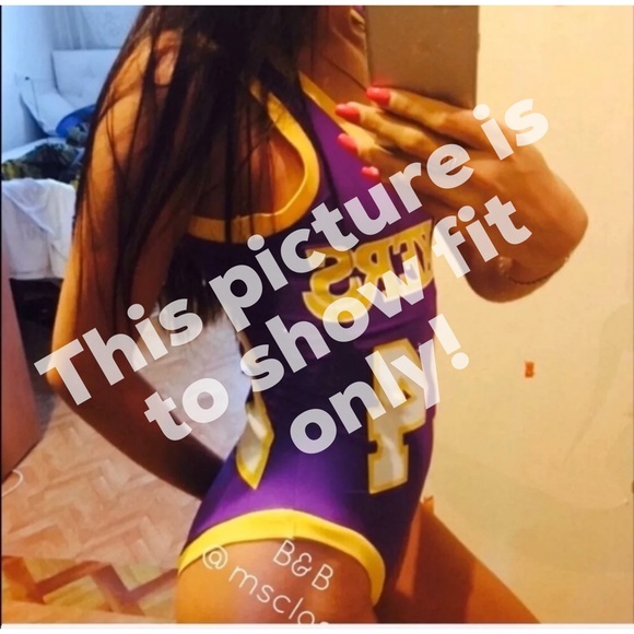 Kobe inspired Bodysuit #8 - AVAILABLE NOW - Picture 3 of 5